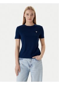 Guess T-Shirt V6RI17 KD741 Granatowy Regular Fit. Kolor: niebieski. Materiał: bawełna #1