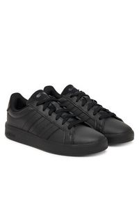 Adidas - adidas Sneakersy Grand Court 3.0 Shoes Junior KK3791 Czarny. Kolor: czarny. Materiał: skóra #4