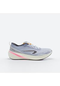 KIPRUN - Buty do biegania damskie Kiprun Cushion 500. Kolor: biały, wielokolorowy, niebieski, szary. Szerokość cholewki: normalna