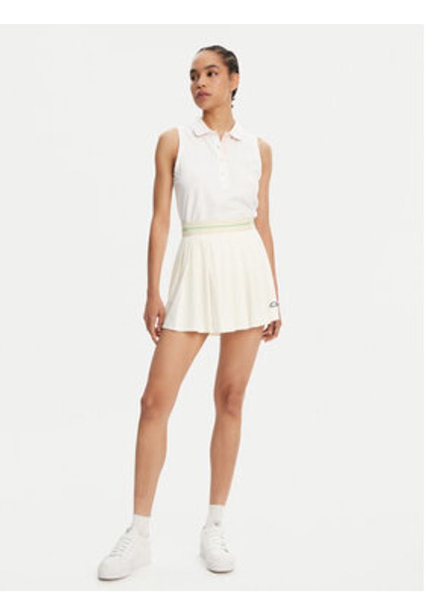 Ellesse Spódnica plisowana SGZ21968904 Écru Regular Fit. Materiał: syntetyk