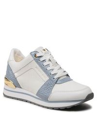 MICHAEL Michael Kors Sneakersy Billie Trainer 43S3BIFS4D Biały. Kolor: biały. Materiał: materiał #4