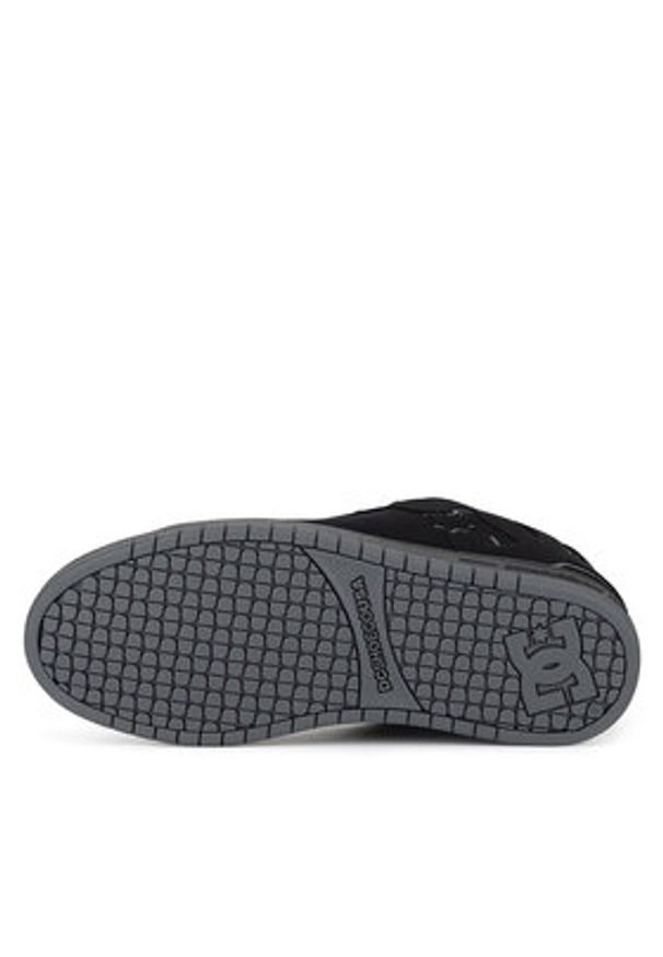 DC Shoes Sneakersy COURT GRAFFIK 300529-BLR Czarny. Kolor: czarny. Materiał: nubuk, skóra