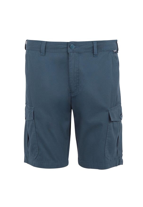 Regatta - Casualowe Shorty Męskie Ruwan. Kolor: niebieski. Sport: turystyka piesza