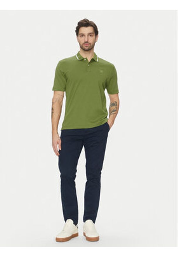 Marc O'Polo Polo 522 2034 53034 Zielony Regular Fit. Typ kołnierza: polo. Kolor: zielony. Materiał: bawełna