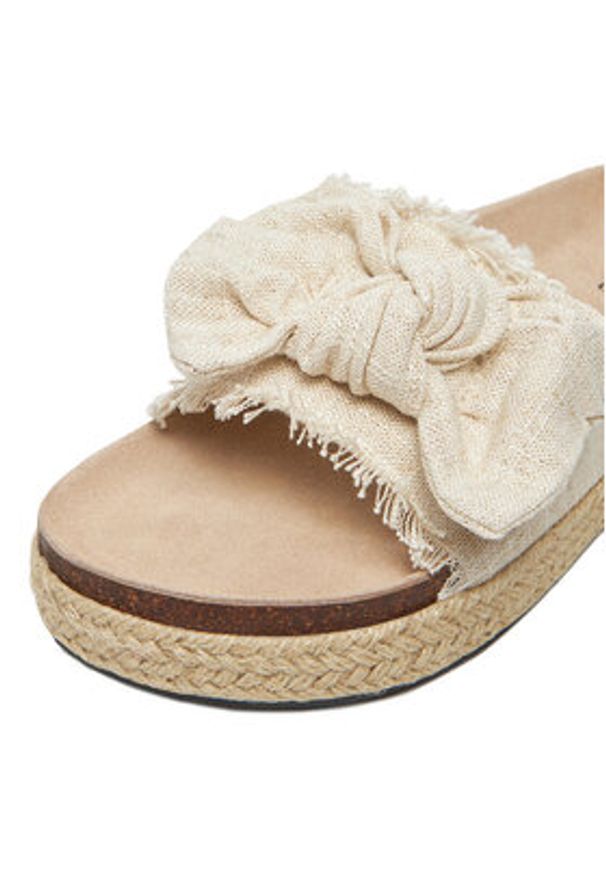 DeeZee Espadryle 92529 Beżowy. Kolor: beżowy. Materiał: materiał