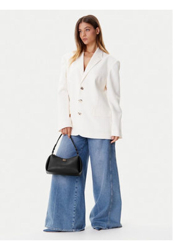 DKNY Torebka R423AE54 Czarny. Kolor: czarny. Materiał: skórzane