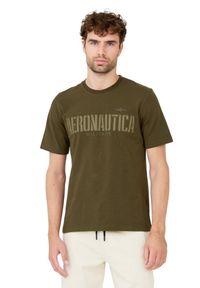 Aeronautica Militare - AERONAUTICA MILITARE Zielony t-shirt. Kolor: zielony #4