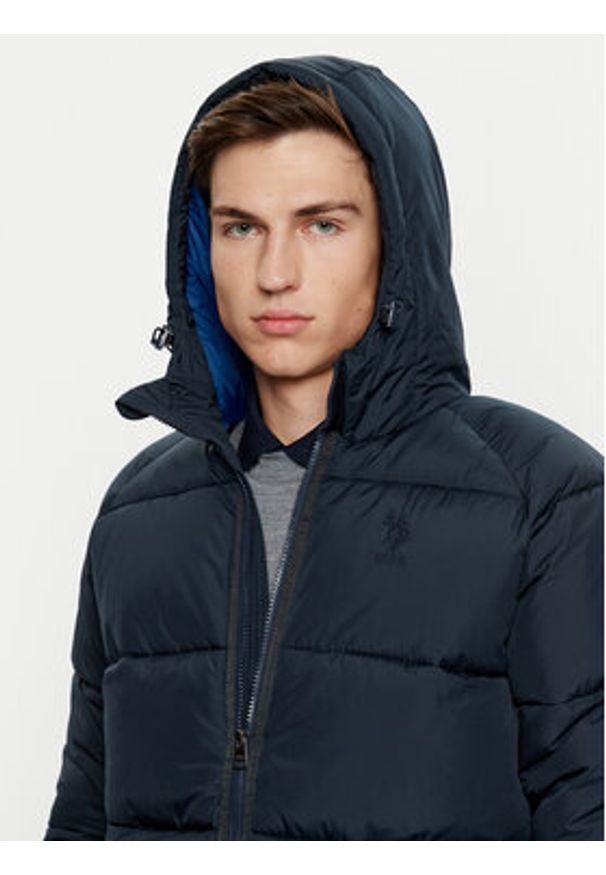 U.S. Polo Assn. Kurtka zimowa MUP3778 Granatowy Regular Fit. Typ kołnierza: polo. Kolor: niebieski. Materiał: syntetyk. Sezon: zima