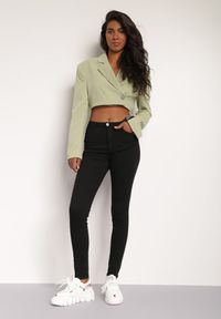 Renee - Czarne Spodnie Demochis. Kolor: czarny. Długość: długie #3
