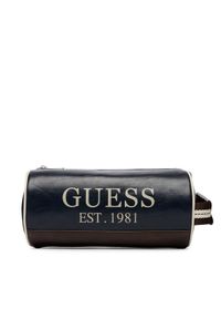 Guess Kosmetyczka Oslo PMOSVI P6310 Granatowy. Kolor: niebieski. Materiał: skóra #1