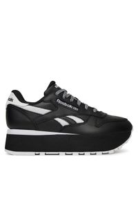 Reebok Sneakersy CLASSIC LEATHER TRIPLE LIFT 100209621 Czarny. Kolor: czarny. Materiał: skóra. Model: Reebok Classic