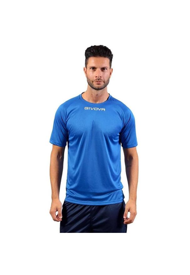 Givova - T-shirt Męski Capo. Kolor: niebieski