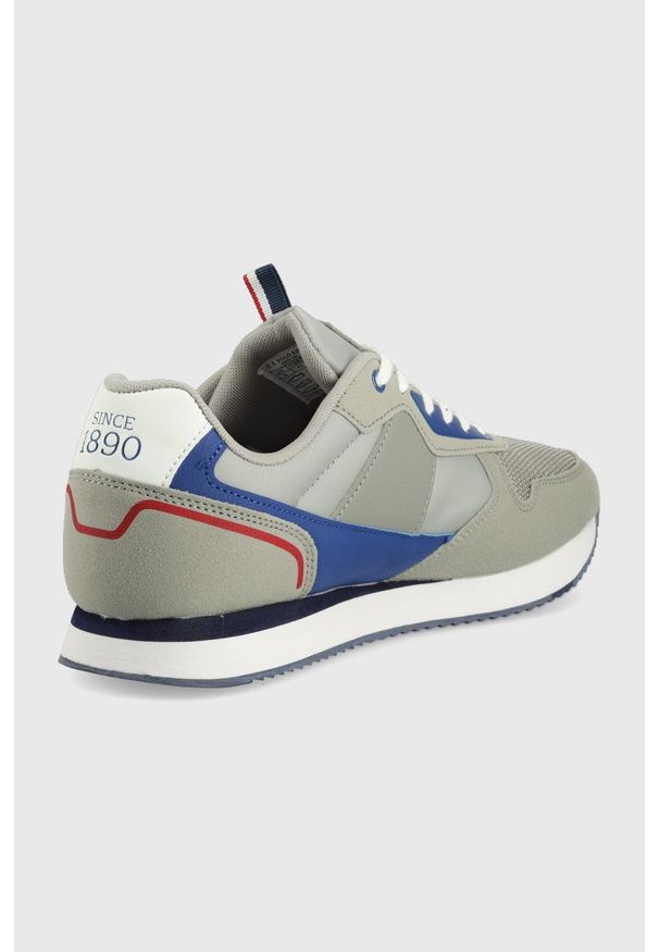 U.S. Polo Assn. sneakersy kolor szary. Nosek buta: okrągły. Zapięcie: sznurówki. Kolor: szary