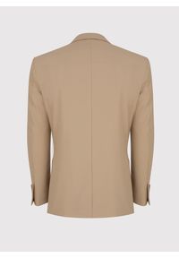 Pako Lorente - PAKO LORENTE – Beżowa garniturowa marynarka męska z wełną. Kolor: beżowy. Materiał: wełna. Styl: elegancki #4