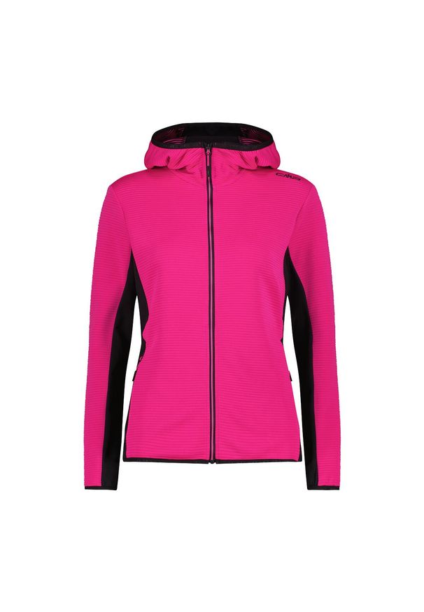 Bluza damska turystyczna CMP 35E6416. Kolor: różowy. Styl: sportowy. Sport: turystyka piesza