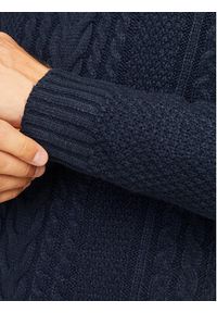 Jack & Jones - Jack&Jones Sweter Craig 12258480 Granatowy Regular Fit. Kolor: niebieski. Materiał: syntetyk #7