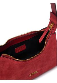 TOMMY HILFIGER - Tommy Hilfiger Torebka Th Statement Mini Should Bag Sue AW0AW18823 Granatowy. Kolor: niebieski. Materiał: skórzane, zamszowe #4