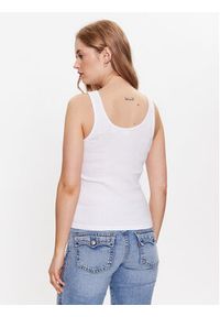 Levi's® Top Essential A5906-0001 Biały Regular Fit. Kolor: biały. Materiał: bawełna