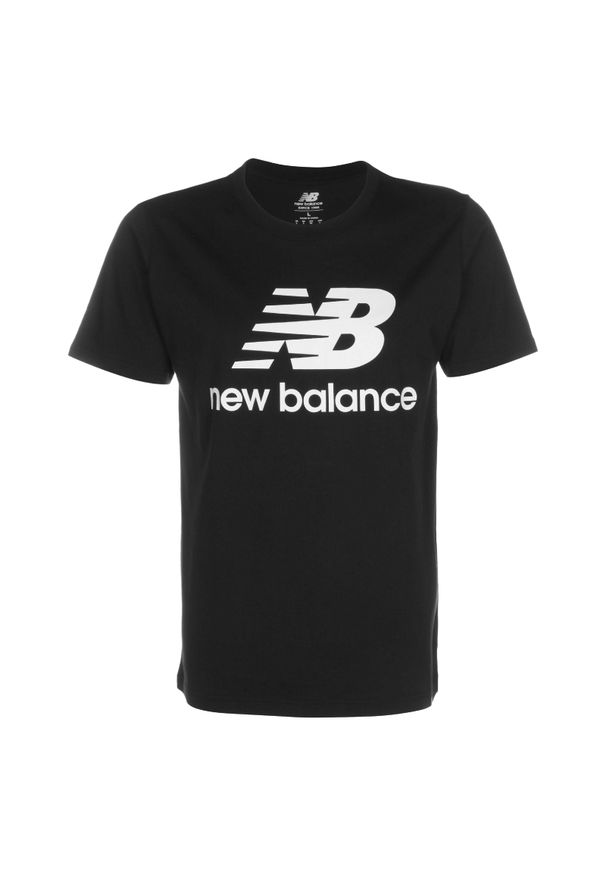 New Balance - Koszulka t-shirt męska NEW BALANCE bawełna. Kolor: czarny. Materiał: bawełna