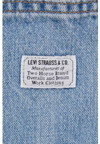 Levi's® - Levi's ogrodniczki jeansowe damskie. Okazja: na spotkanie biznesowe, na co dzień. Kolor: niebieski. Styl: biznesowy, casual #5