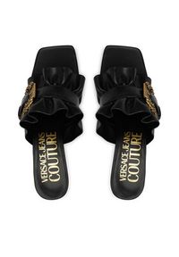 Versace Jeans Couture Klapki 80VA3S70 ZSS83 899 Czarny. Kolor: czarny. Materiał: skóra #6