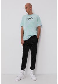 Only & Sons spodnie męskie kolor czarny proste. Okazja: na co dzień. Kolor: czarny. Materiał: tkanina. Wzór: gładki. Styl: casual #4