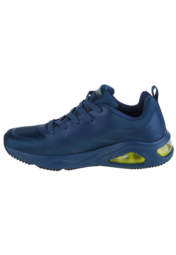 skechers - Buty do chodzenia męskie Skechers Tres-air Uno-modern Aff-air. Zapięcie: sznurówki. Kolor: niebieski. Materiał: materiał. Szerokość cholewki: normalna. Sport: turystyka piesza