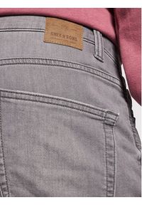 Only & Sons Szorty jeansowe Ply 22018583 Szary Regular Fit. Kolor: szary. Materiał: bawełna, jeans #4