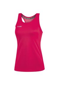 Damski tank top Jako top Run 2.0. Kolor: różowy. Styl: sportowy #1