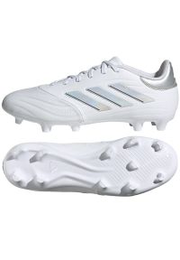 Adidas - Buty piłkarskie adidas Copa Pure.2 League Fg M IE7493 białe. Zapięcie: sznurówki. Kolor: biały. Materiał: skóra, syntetyk, guma. Sport: piłka nożna
