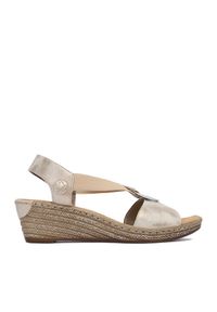 Sandały Rieker. Kolor: beżowy #1