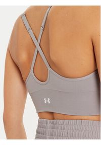 Under Armour Biustonosz sportowy UA Vanish 1384417 Beżowy. Kolor: beżowy. Materiał: syntetyk