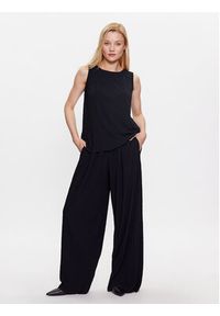 Max Mara Leisure Spodnie materiałowe Alfonsa 2337860134 Czarny Wide Leg. Kolor: czarny. Materiał: materiał, syntetyk #3