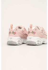 skechers - Skechers - Buty dziecięce. Nosek buta: okrągły. Zapięcie: sznurówki. Kolor: różowy. Materiał: syntetyk, materiał. Szerokość cholewki: normalna #4