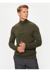 JOOP! Sweter 17 Jk-03Dario 30032603 Zielony Modern Fit. Kolor: zielony. Materiał: wełna