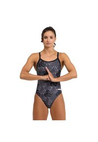 Dorosły Pływanie Strój Pływacki Jednoczęściowy Arena Kikko Pro Challenge. Kolor: wielokolorowy, czarny #1