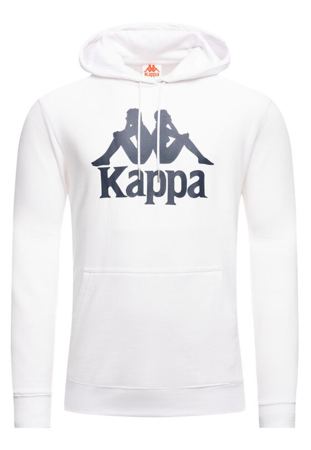 Kappa Bluza 705322 Biały Regular Fit. Kolor: biały. Materiał: bawełna