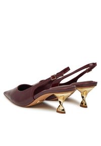 Aldo Sandały Goldensheen 13921942 Bordowy. Kolor: czerwony. Materiał: skóra #3
