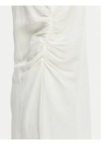 BOSS Sukienka letnia C_Delinna 50559243 Écru Regular Fit. Kolor: kremowy. Materiał: wiskoza. Sezon: lato #3