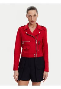 Morgan Kurtka z imitacji skóry 241-GOUSMI Czerwony Regular Fit. Kolor: czerwony. Materiał: skóra #1