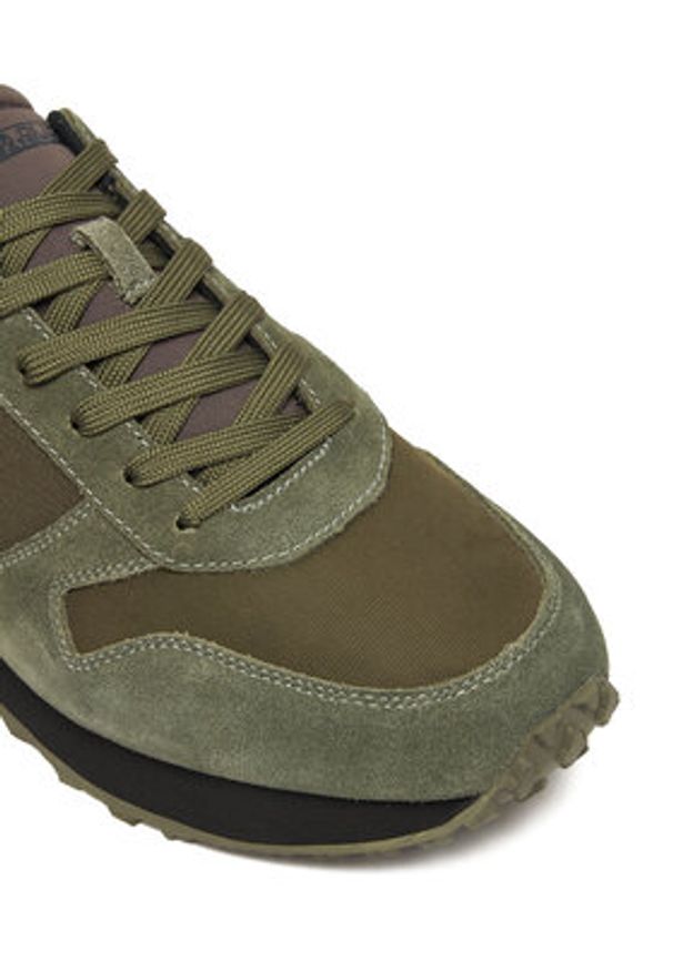 Napapijri Sneakersy NP0A8914 Zielony. Kolor: zielony. Materiał: zamsz, skóra