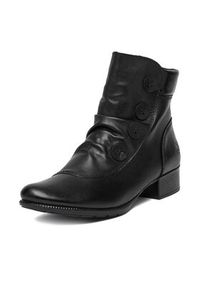 Rieker Botki CEO-78659-00 Czarny. Kolor: czarny. Materiał: skóra