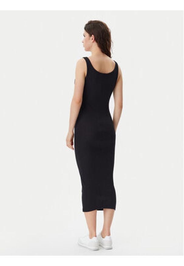 Tommy Jeans Sukienka codzienna Essential DW0DW19447 Czarny Slim Fit. Okazja: na co dzień. Kolor: czarny. Materiał: bawełna. Typ sukienki: proste. Styl: casual