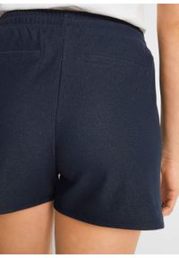 Szorty dresowe w optyce dżinsowych bonprix ciemnoniebieski. Kolor: niebieski #2