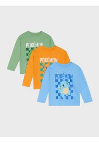 Sinsay - Koszulki z długimi rękawami 3 pack Pokémon - wielobarwny. Długość rękawa: długi rękaw. Długość: długie #1