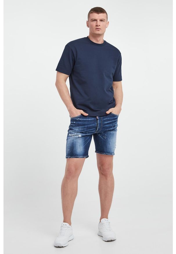 Szorty męskie jeansowe Marine Short DSQUARED2. Materiał: jeans. Styl: marine