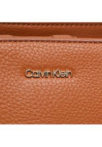 Calvin Klein Torebka Ck Elevated Tote Md K60K610170 Brązowy. Kolor: brązowy. Materiał: skórzane #3