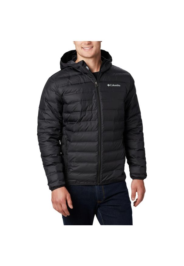 columbia - Kurtka ocieplana męska Columbia Lake 22. Kolor: czarny. Materiał: syntetyk. Sezon: zima. Sport: turystyka piesza