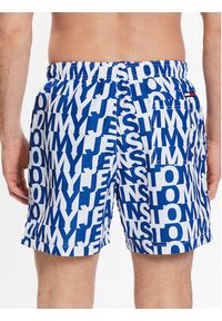 Tommy Jeans Szorty kąpielowe UM0UM02759 Niebieski Slim Fit. Kolor: niebieski. Materiał: syntetyk #3