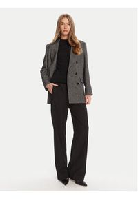 BOSS Spodnie materiałowe Tildina 50543268 Czarny Relaxed Fit. Kolor: czarny. Materiał: bawełna